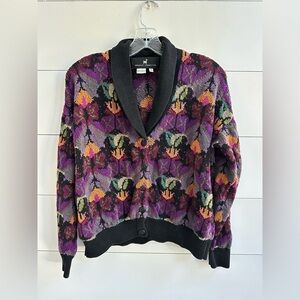 Peruvian Connection Floral Metamorphosis Cardigan